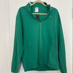 NWT Adidas Originals Firebird Woven Track Jacket Semi Court Green (S)
